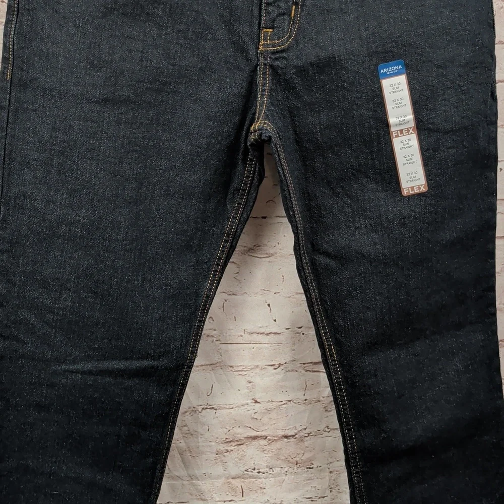 Arizona Flex Men's Skinny Jeans 32 X 30 New Nwt - Picture 3 of 8